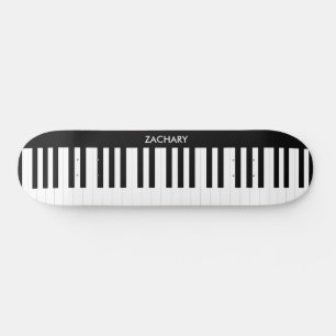 Skateboard Teclas de piano personalizadas Instrumento musical