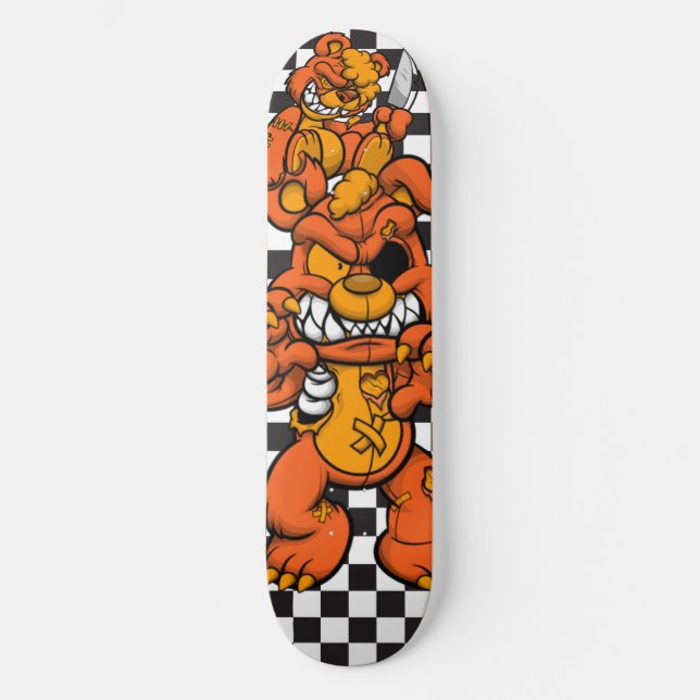 Skateboard Teddies Naranjas de tableros de patines (Anverso)