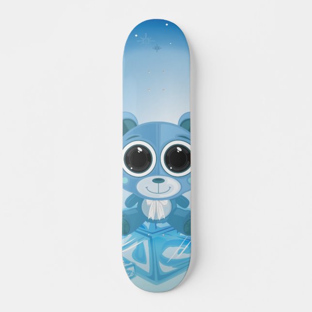 Skateboard Teddy Bear - Guay Blue (Anverso )