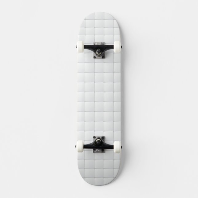 Skateboard Teja blanca (Anverso)