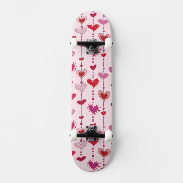 Skateboard Tejas del corazón (Anverso)