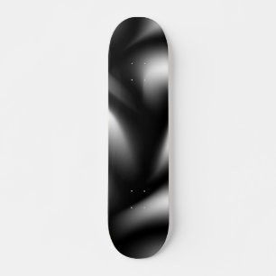 Skateboard Tejidos abstractos en blanco y negro