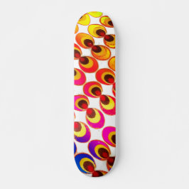 Skateboard Tejidos psicodélicos