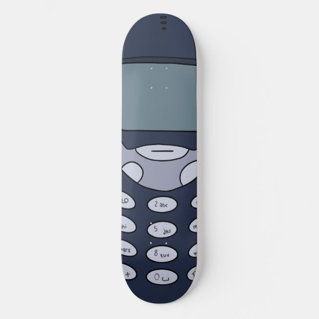 Skateboard Teléfono celular de vintage (Anverso)