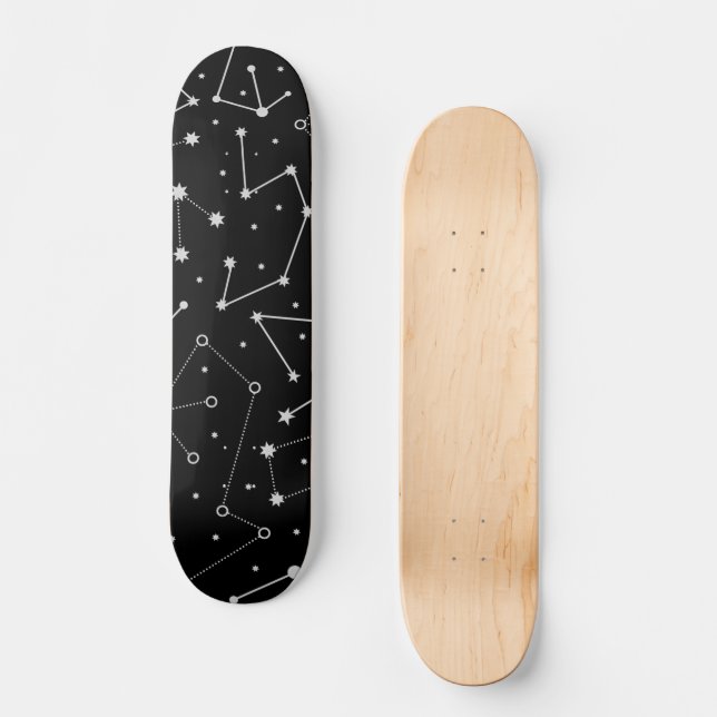 Skateboard Tema de la Luna Celestial (Anverso)