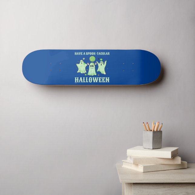 SKATEBOARD TENGAN UN FANTASMA DE HALLOWEB HABLOSO-TACULAR (Arte de pared (horz))