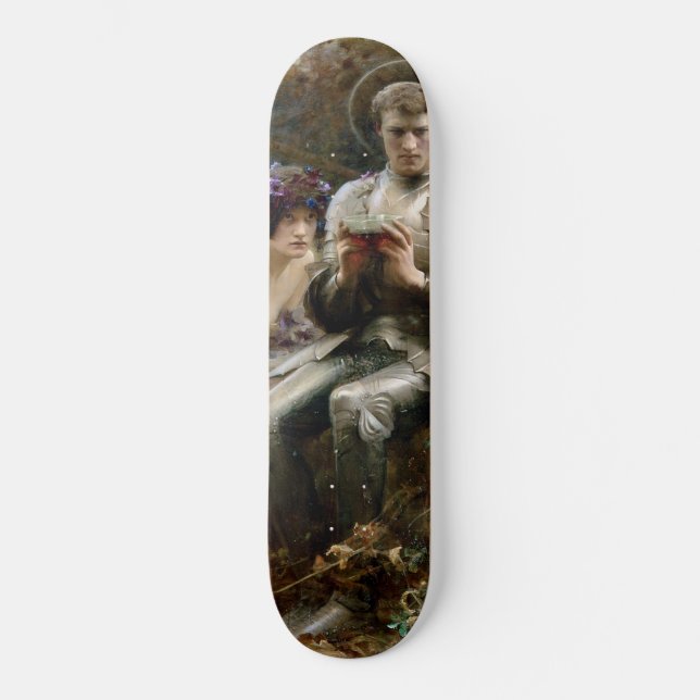 Skateboard Tentación de Sir Percival (caballero medieval) (Anverso)
