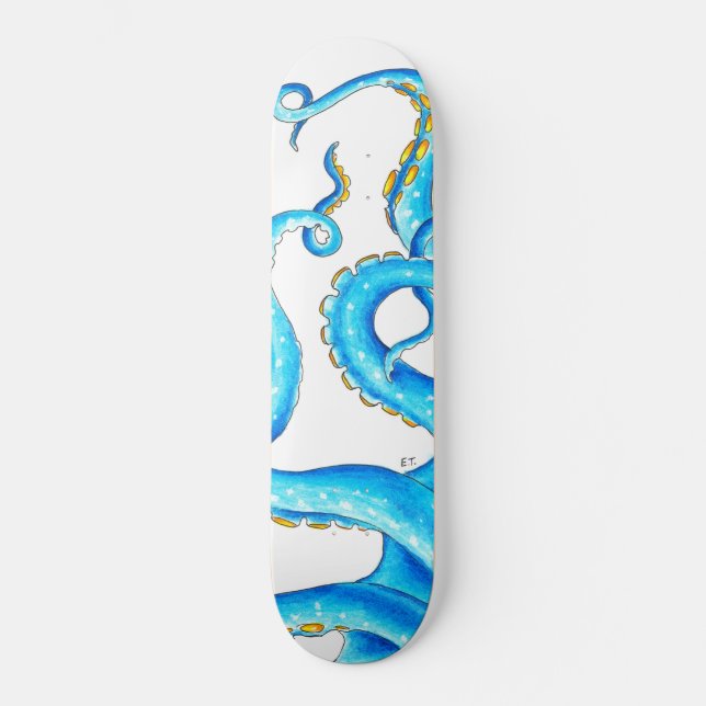 Skateboard Tentacles Tentacles Tentacles Naranja Azul Tentacl (Anverso)