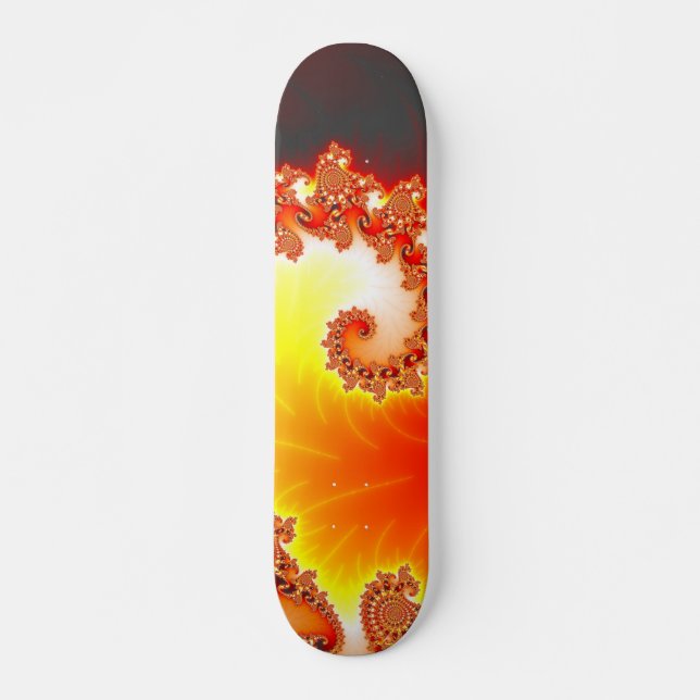 Skateboard Tentáculo de inflamación - Arte fractal (Anverso )