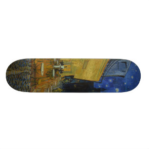 Skateboard Terraza del Café por la Noche de Van Gogh