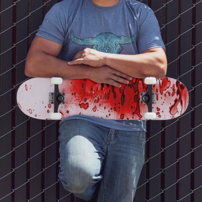 Skateboard Terrorífico Sangriento Halloween de Terror (Exterior 3)