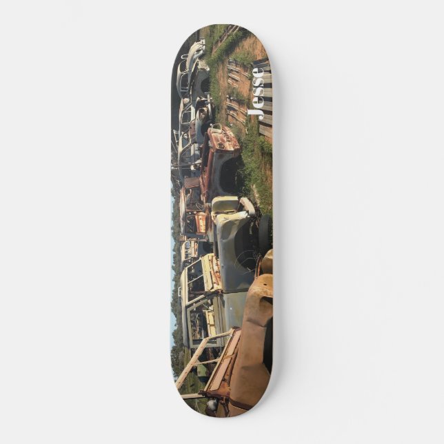 Skateboard Tesoros de los astilleros (Anverso)