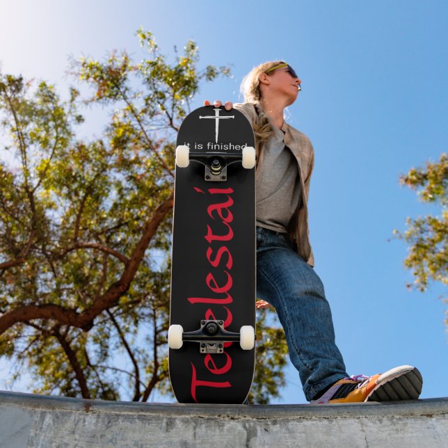 Skateboard Tetelestai Three Nails Christian (Exterior 1)