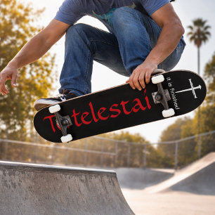 Skateboard Tetelestai Tres Clavos Cristiano 