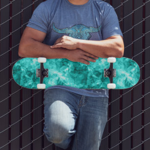 Skateboard Textura cian cruzada
