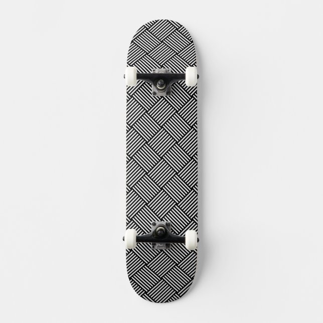 Skateboard Textura comprobada geométrica (Anverso)
