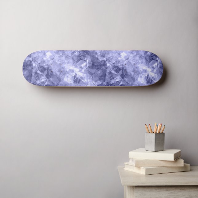 Skateboard Textura cruzada azul oscuro (Arte de pared (horz))