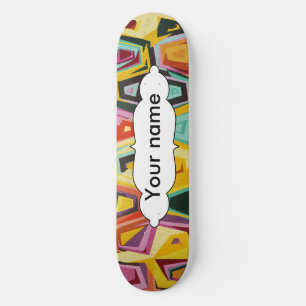 Skateboard Textura de agujeros coloridos