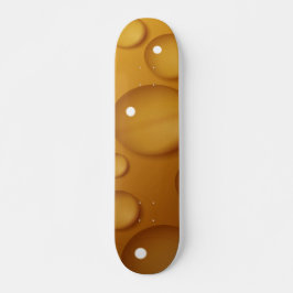 Skateboard Textura de caída de agua naranja