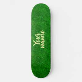 Skateboard textura de césped verde de un campo de fútbol