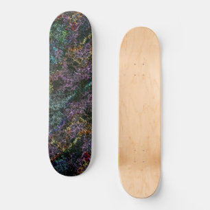 Skateboard Textura de color oscuro, esponja corroída o destru