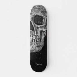 Skateboard Textura De Grunge En Blanco Y Negro De Media Calav