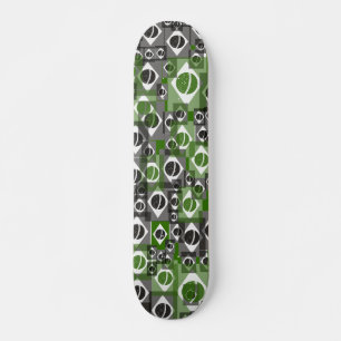 Skateboard Textura de la bandera de Brasil