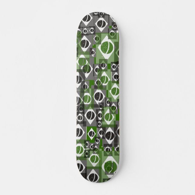 Skateboard Textura de la bandera de Brasil (Anverso )