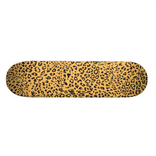 Skateboard Textura de leopardo