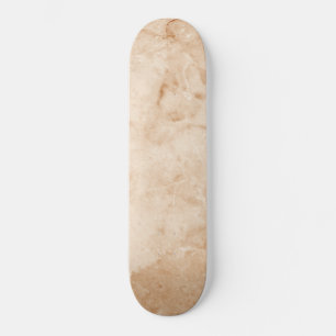 Skateboard Textura de mármol cremoso