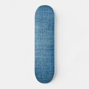 Skateboard Textura de tela de jeans