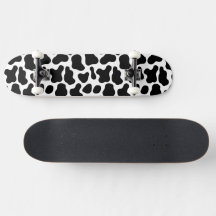 Textura de vaca negra y blanca