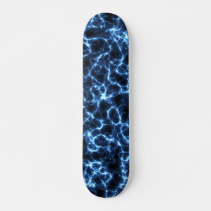 Skateboard Textura del patrón de diseño de luz azul eléctr