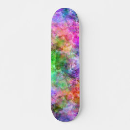 Skateboard Textura en bruto colorida