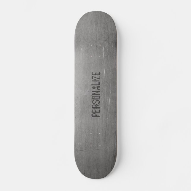 Skateboard Textura metalizado cepillada (Anverso)