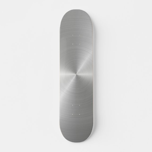 Skateboard Textura metalizado pulida circular brillante (Anverso )