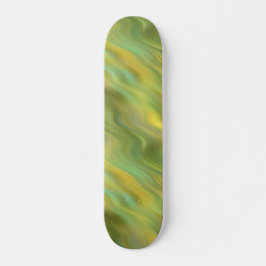 Skateboard Textura ondulada amarillo giratoria
