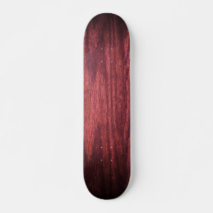 Skateboard Textura simulada de madera - Tinta brillante
