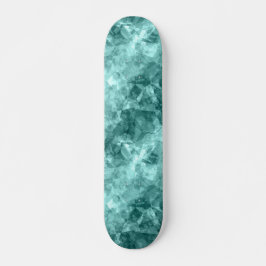 Skateboard Textura verde azulada en bruto