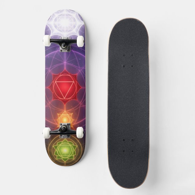 Skateboard The 7 Chakras´3 (Anverso)