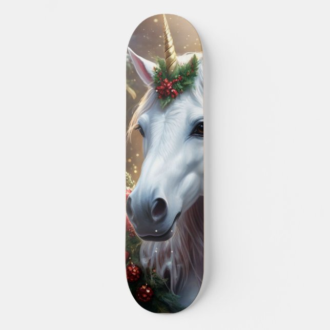 Skateboard “The Unicorn of Noel” (Anverso)