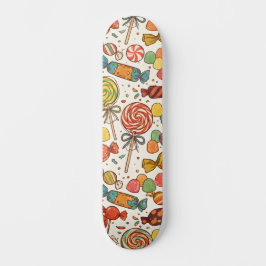 Skateboard The world of candy.