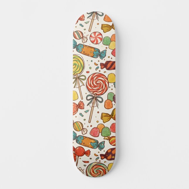 Skateboard The world of candy. (Anverso)