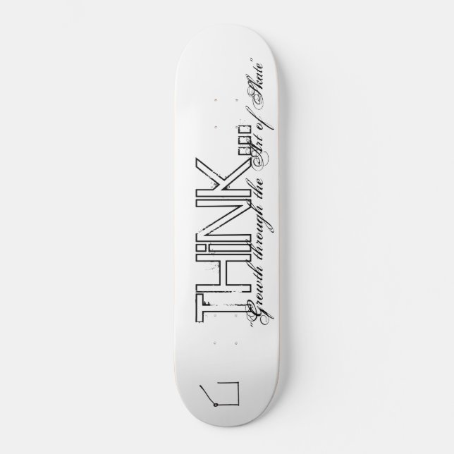 Skateboard Think Deck (Anverso)