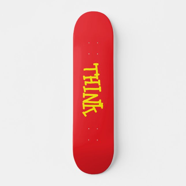 Skateboard Think Skateboarding deck (Anverso )
