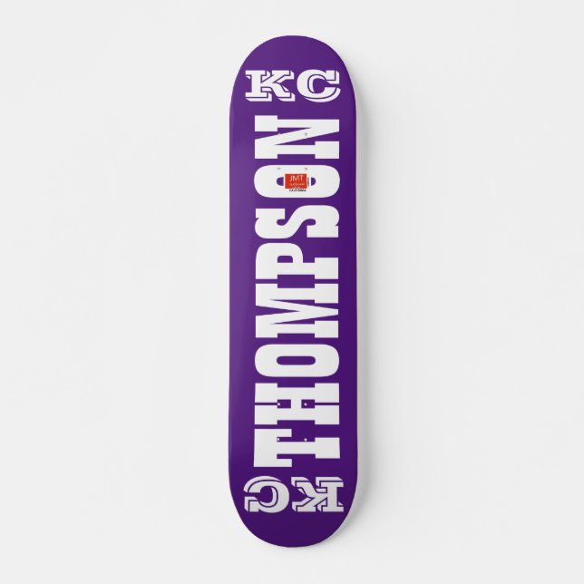 Skateboard THOMPSON KC JMTSkateboard, 7¾" Cubierta (Anverso )