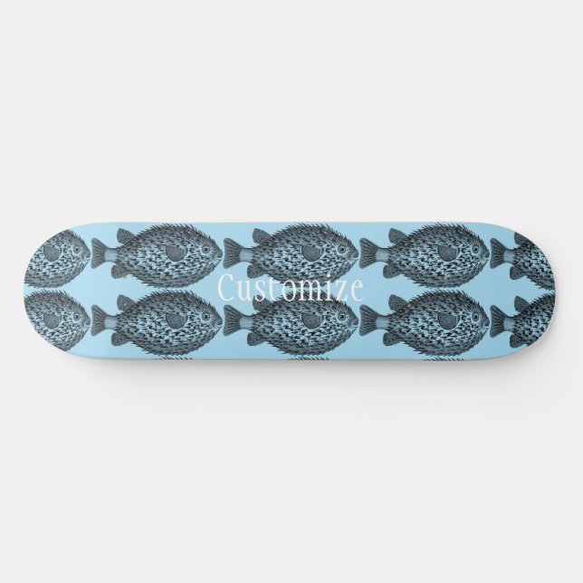 Skateboard Thunder_Cove, pez globo porcupino  (Horz)