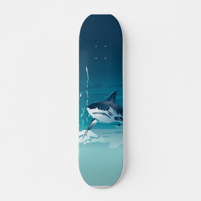 Skateboard tiburón (Anverso )