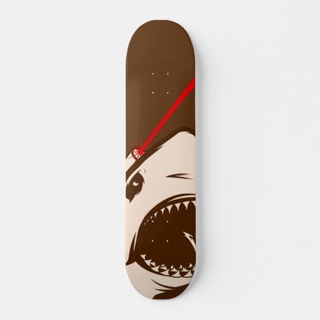 Skateboard Tiburón con un Frickin de rayo láser (Anverso )