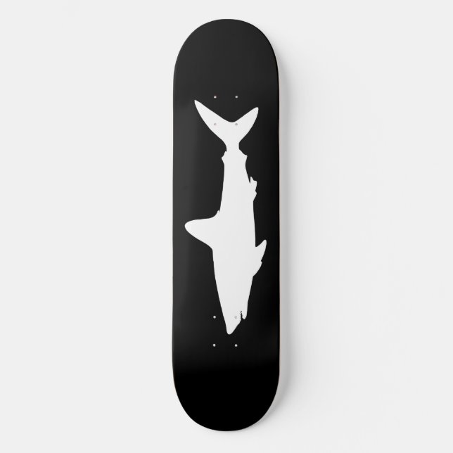 Skateboard Tiburón nadando (Anverso)